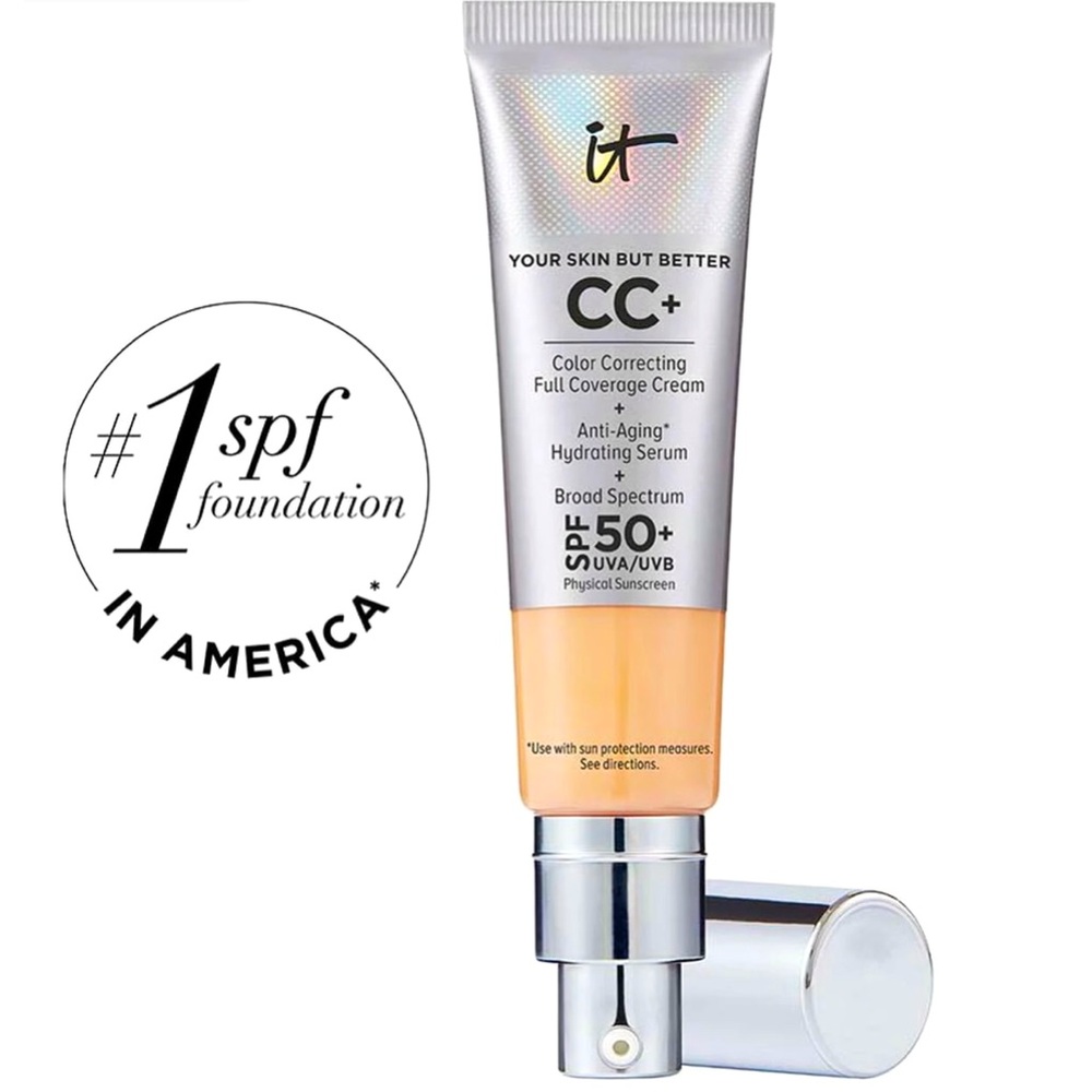 IT Cosmetics CC+ Cream Full-Coverage Foundation With SPF 50+ - Color: Tan -NEW!